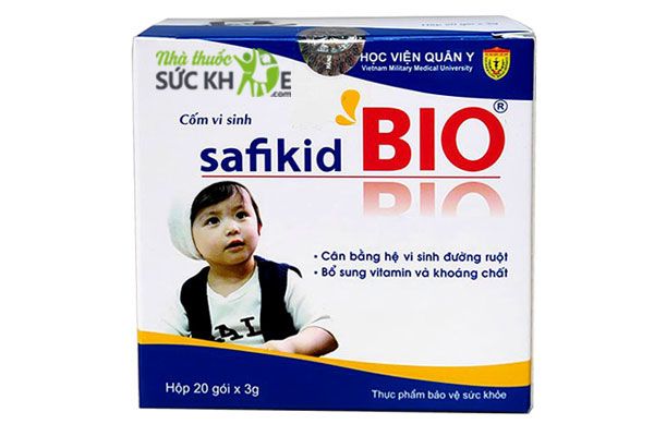 Cốm vi sinh cho trẻ biếng ăn Safikid Bio 
