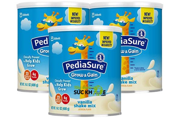 Sữa bột tốt nhất cho trẻ Pediasure Grow & Gain