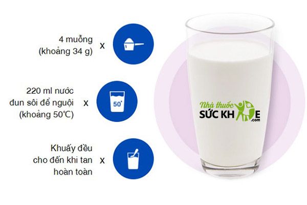 Cách pha sữa Vinamilk đúng chuẩn