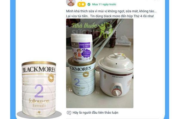 review sữa Blackmores Follow-on Formula 2