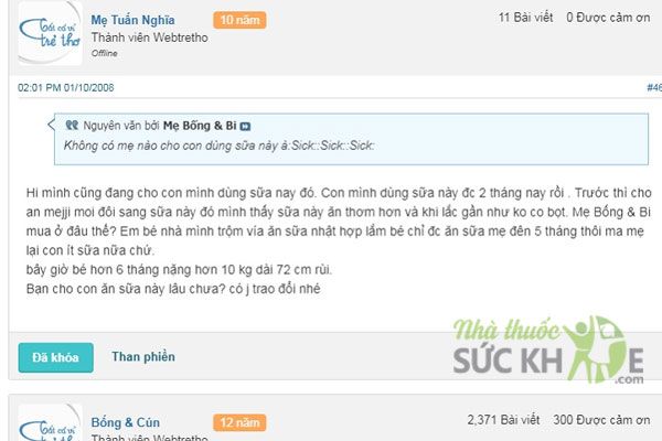 review sữa Morinaga số 0