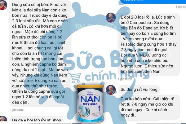 review sữa Nan Optipro số 1 