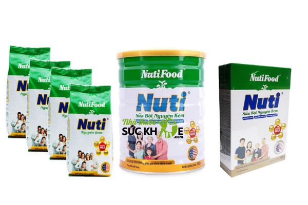 Sữa bột nguyên kem Nutifood