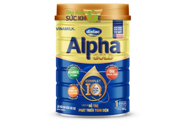 Sữa bột cho trẻ sơ sinh Dielac Alpha Gold số 1