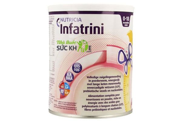 Sữa dinh dưỡng Infatrini cho trẻ từ 0 - 18 tháng tuổi