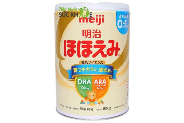 Sữa Meiji số 0 cho trẻ sơ sinh từ 0 - 1 tuổi, sữa bột pha sẵn cho be dưới 1 tuổi