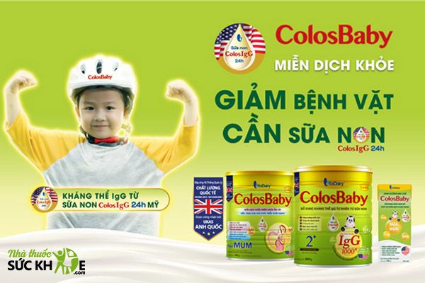 Sữa non cho bé tăng cân ColosBaby