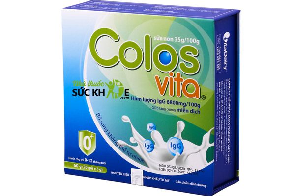 Sữa non Colosvita dành cho trẻ sơ sinh từ 0- 12 tháng