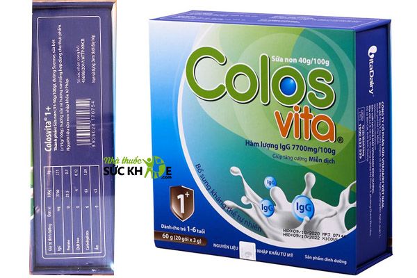 Sữa non Colosvita dành cho trẻ em từ 1- 6 tuổi