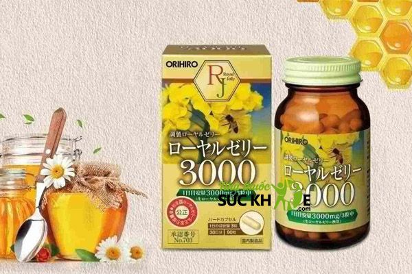 Viên sữa ong chúa Orihiro của Nhật Bản