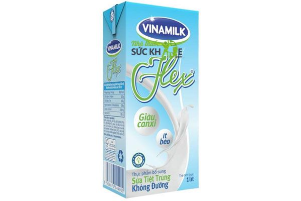 Sữa khử trùng Flex Vinamilk tăng độ cao cho tới nhỏ nhắn kể từ 6 tuổi
