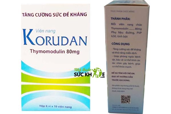 Viên nang tăng đề kháng Korudan Thymomodulin