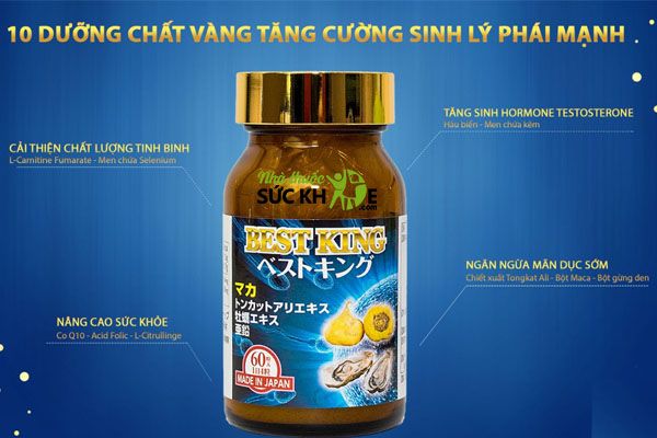 Thuốc tăng cường sinh lý nam giới của Nhật Best King