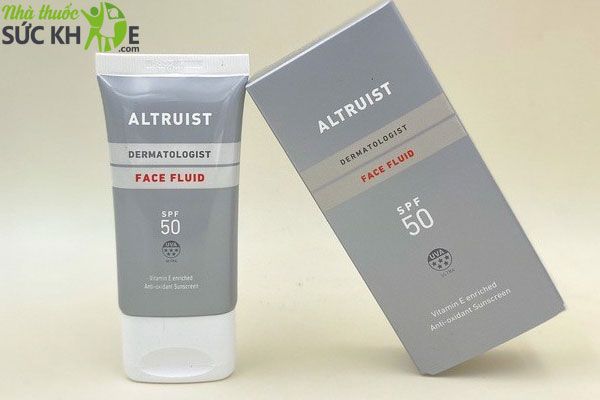 Kem chống nắng hóa học Altruist Dermatologist Sunscreen Face Fluid SPF50+ 