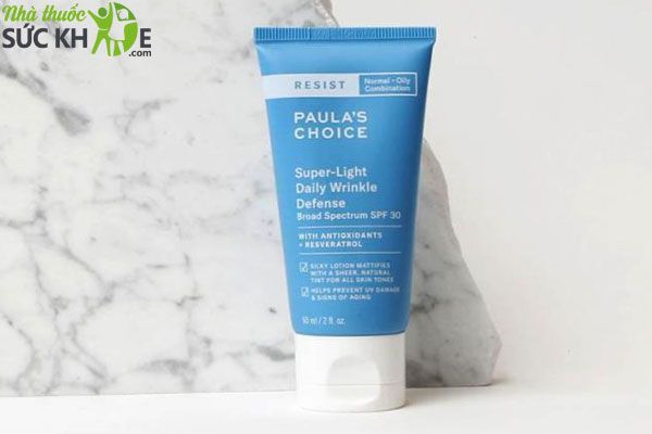 Kem chống nắng hóa học Paula’s Choice Resist Super-Light Daily Wrinkle Defence