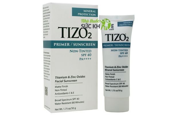 Kem chống nắng thuần vật lý cho bà bầu Tizo2 Facial Mineral Sunscreen SPF 40
