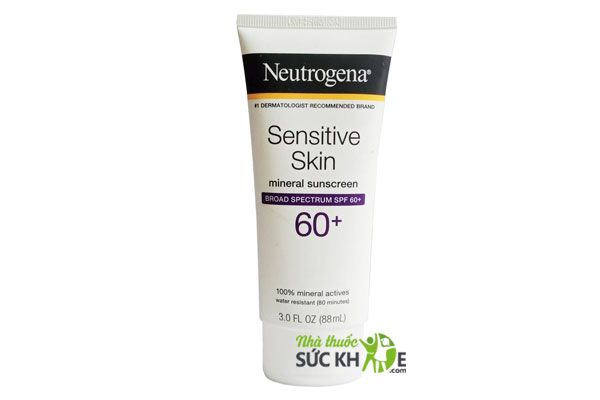 Kem chống nắng vật lý cho da nhạy cảm Neutrogena Sensitive Skin SPF 60+ 