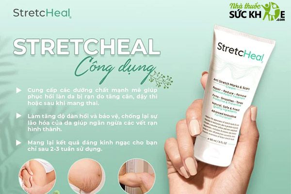 Thuốc trị rạn da tuổi dậy thì StretcHeal