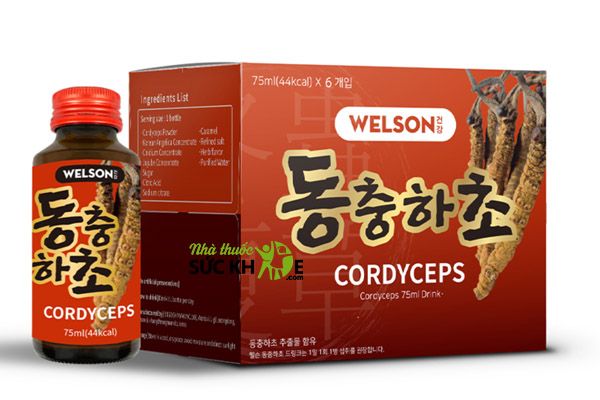 Cách dùng đông trùng hạ thảo dạng nước Welson Cordyceps Hàn Quốc