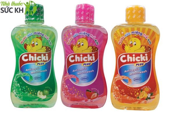 Nước súc miệng cho bé Chicki