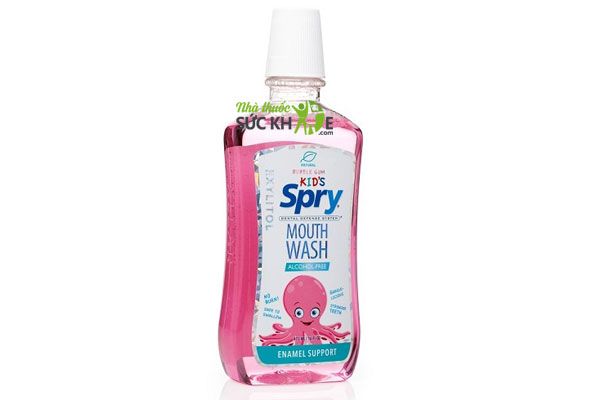 Nước súc miệng cho trẻ em 2 tuổi Spy Bubble Gum 