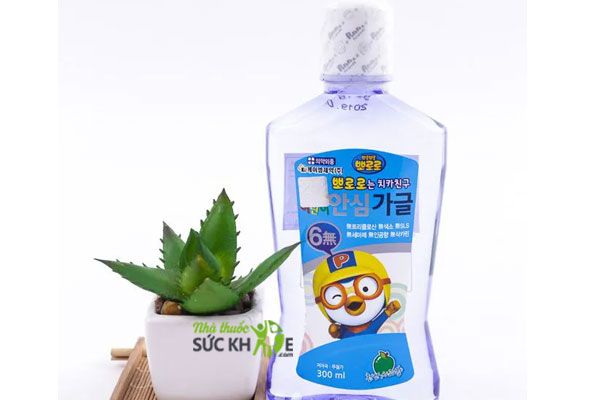 Nước súc miệng cho trẻ em 3 tuổi Pororo 