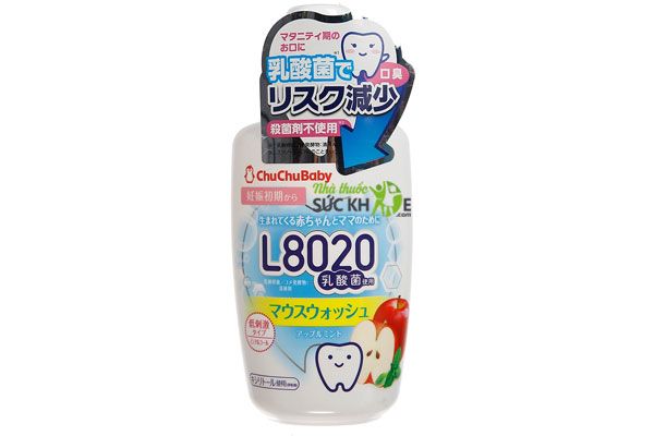 Nước súc miệng cho trẻ em của Nhật Chuchubaby L8020 