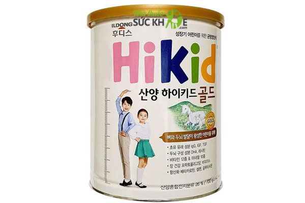 Sữa dê tăng chiều cao cho bé HiKid Gold