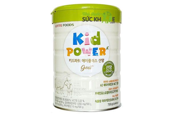 Sữa dê Lotte Kid A+ giúp trẻ tăng chiều cao, nâng tầm vóc dáng