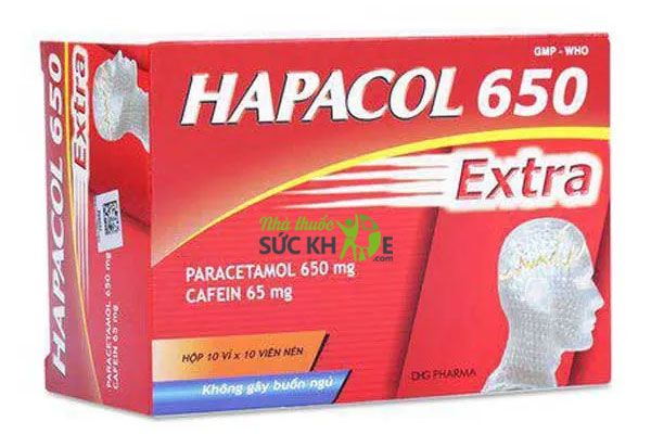 Thuốc giảm đau hạ sốt Hapacol Extra 650mg