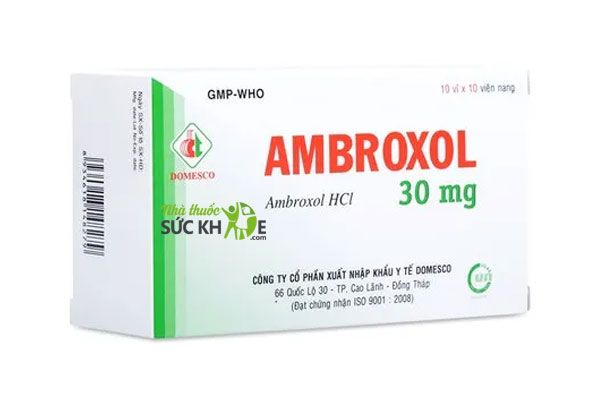 Thuốc long đờm Ambroxol (30mg)