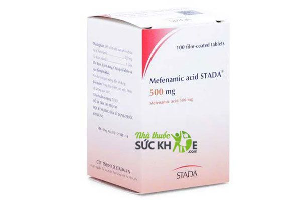 Thuốc trị đau dầu Mefenamic Acid Stada 500mg