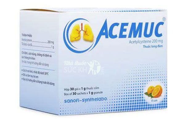 Thuốc tiêu đờm Acemuc