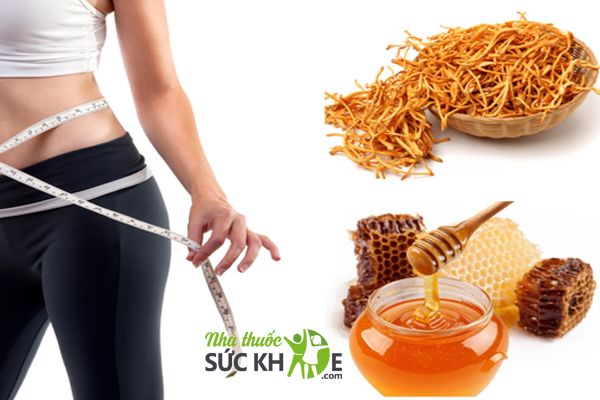 Uống đông trùng hạ thảo ngâm mật ong có béo không