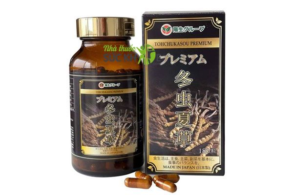 Viên uống đông trùng hạ thảo của Nhật Tohchukasou Premium