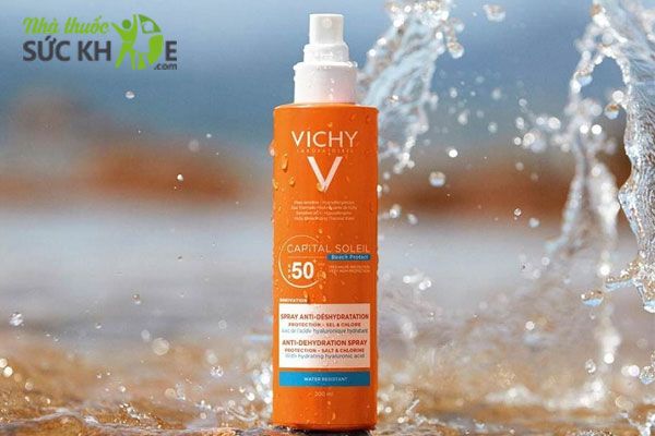 Xịt chống nắng Vichy Ideal Soleil Invisible Hydrating Mist SPF50 