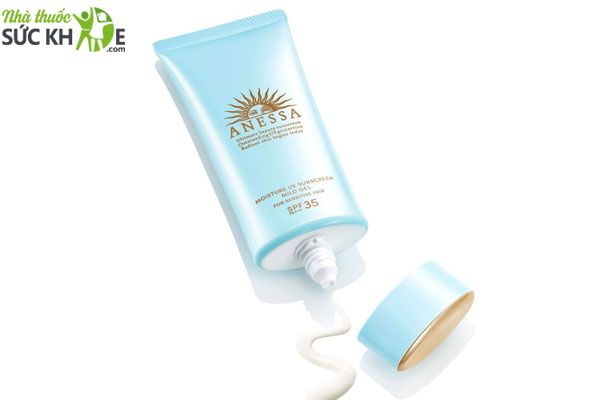 Kem chống nắng Anessa cho da khô nhạy cảm Anessa Moisture UV Sunscreen Mild Gel