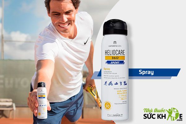 Xịt chống nắng Heliocare 360 Sport Spray