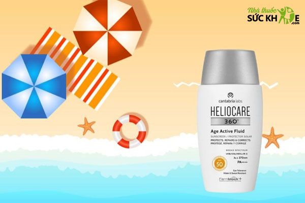 Kem chống nắng Heliocare 360 Age Active Fluid
