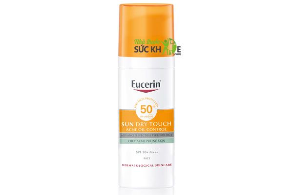 Kem chống nắng Eucerin Sun Dry Touch Acne Oil Control 