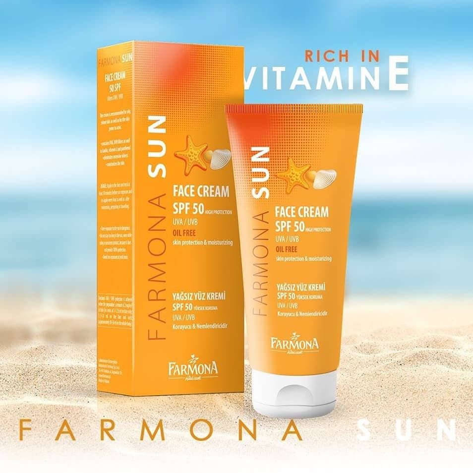 Kem chống nắng kiềm dầu Farmona Sun Face Cream Oil Free SPF50