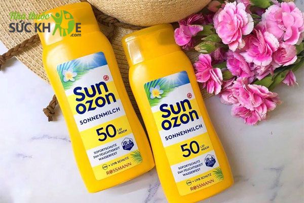 Kem chống nắng Sun Ozon 50 của Đức 