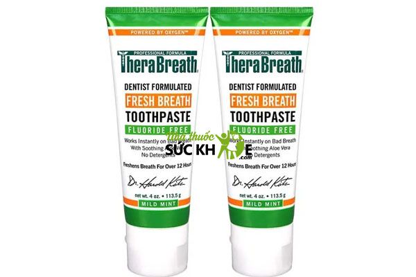Kem đánh răng TheraBreath Toothpaste 4 Ounce