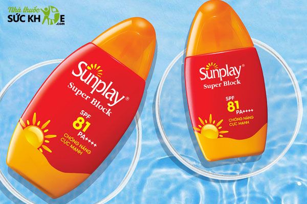 Kem chống nắng dạng sữa Sunplay Super Block SPF81