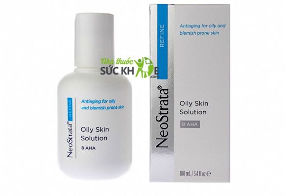 Tẩy tế bào chết hóa học cho da dầu mụn Neostrata Oily Skin Solution Lotion AHA 8%