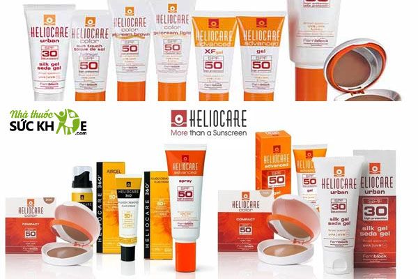 Heliocare cung cấp đa dạng các sản phẩm mỹ phẩm và làm đẹp
