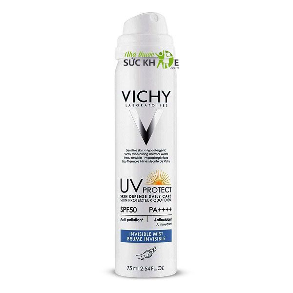 Xịt chống nắng Vichy UV Protect Skin Defense Daily Care SPF50 PA++++