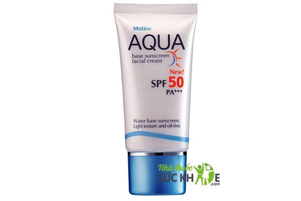 Kem chống nắng Mistine Aqua Base Sunscreen Facial