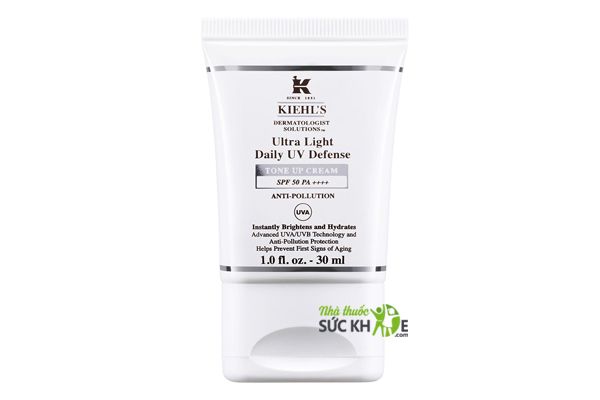 Kem chống nắng Kiehl’s Ultra Light Daily UV Defense Tone Up Cream