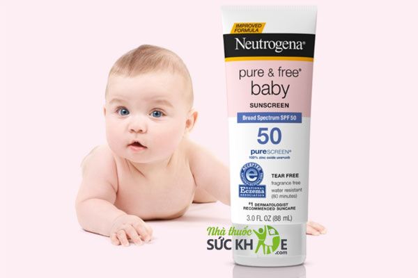 Kem chống nắng Neutrogena Pure & Free Baby SPF 50 